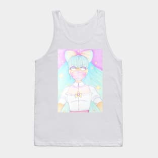 Pastel Girl and Stars Tank Top